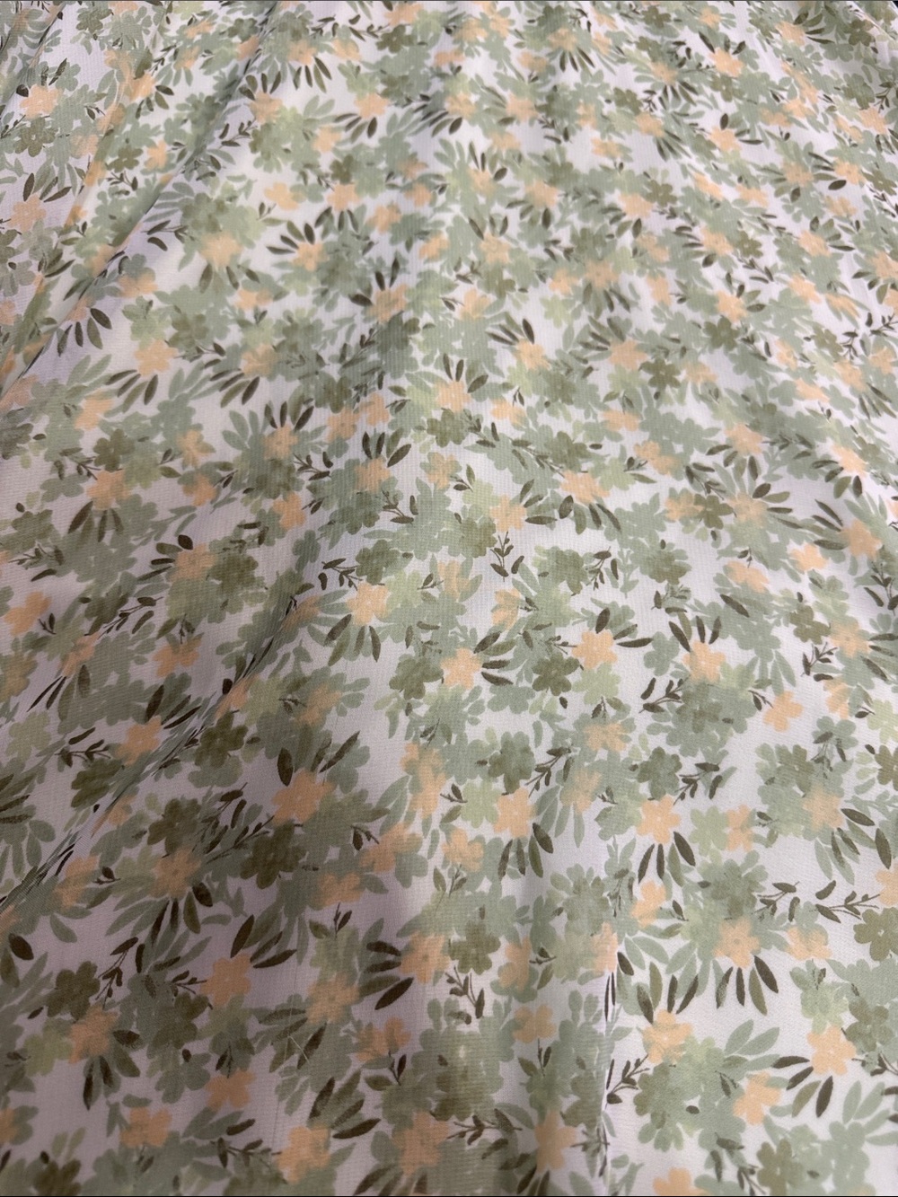 Connected Apparel Vintage Style Green Floral Midi Dress - Picture 8 of 9